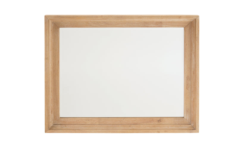 Wooden frame on a white background